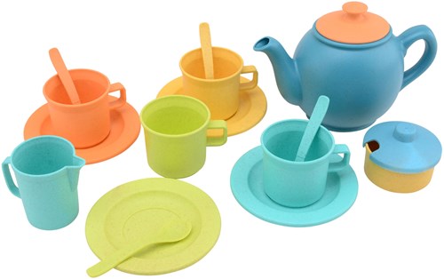 Service à thé en bioplastique 80150-2