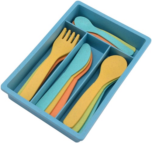 Couverts bio plastique joueco 80166-2