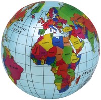 Speelbal Wereldbol-2