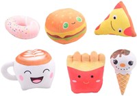 Johntoy pluche fastfood knuffels set van 2 vrolijke speelgoed-2