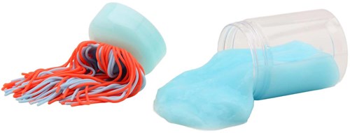 Johntoy monster putty speelgoed - Crazy hair in display, 4 assorti-2