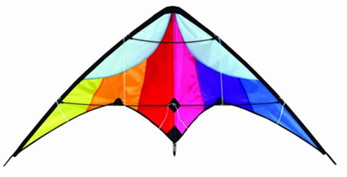 Cerf-volant acrobatique Delta arc-en-ciel II 02261