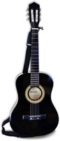 Bontempi guitare en bois noire - guitare jouet pour enfants - musique-3