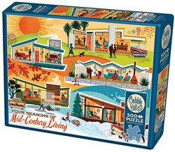Cobble Hill puzzle 500 pièces - Four Seasons of Mid-Century Living puzzle