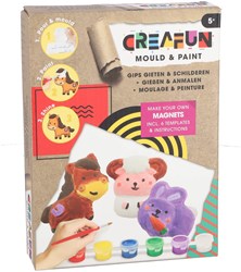 Creafun kit de moulage en plâtre ferme pour enfants figurines de ferme