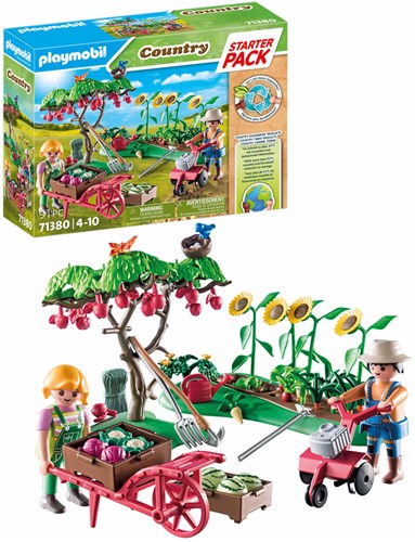 Playmobil jouet ferme Starter Pack potager - durable et éducatif-3