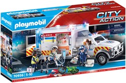 Playmobil City Action - Reddingsvoertuig: US Ambulance 70936