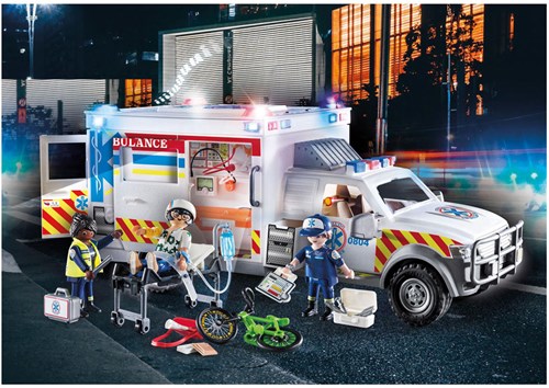 Playmobil City Action - Reddingsvoertuig: US Ambulance 70936-3