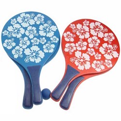 Beach ball set Flower pattern 8mm 04223