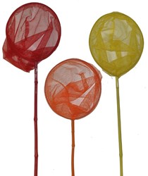 10 Vlindernet bamboe met plastic 02236