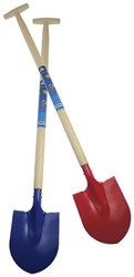 Metalen schep met punt 77cm. 02024