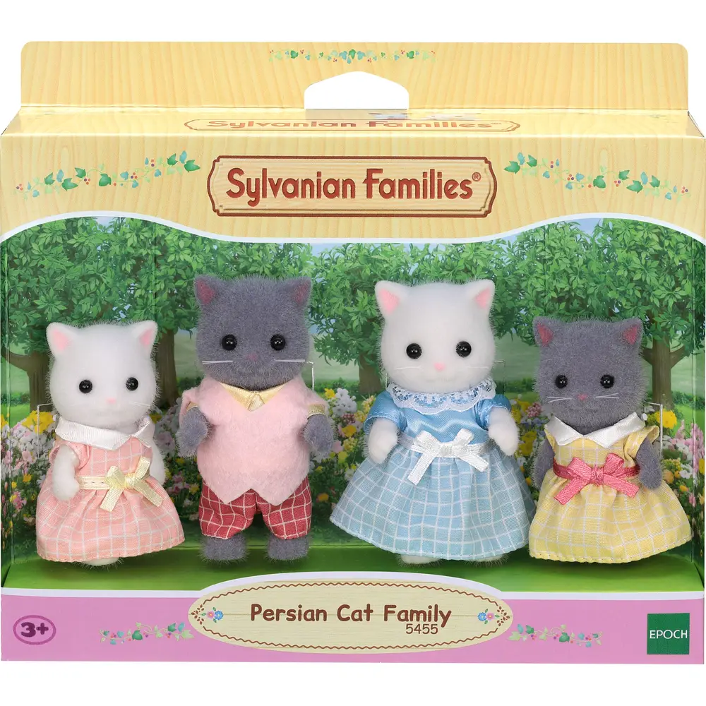 Sylvanian Families Famille Chat Persan figurines maison de poupée set 5455