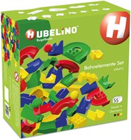 Hubelino knikkerbaan baanelementen set - 55-delig - uitbreiding speelgoed
