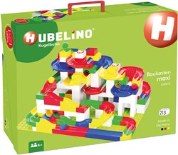 Hubelino knikkerbaan maxi bouwset - 213-delig - creatief speelgoed