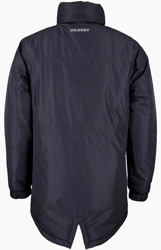 Gilbert rugbyjas Pro All Weather zwart medium waterdicht sportjack-2
