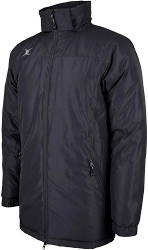 Gilbert rugbyjas Pro All Weather zwart medium waterdicht sportjack