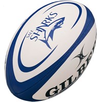 Gilbert ballon de rugby réplique Sale Sharks taille 4 ballon d'entraînement