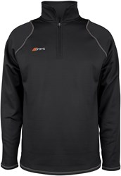 Grays fleece hockeykleding junior zwart maat 116 - comfortabele sporttrui