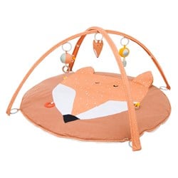 Trixie tapis d'activités avec arches - tapis de jeu bébé Mr. Fox orange