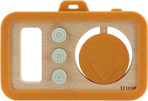 Trixie appareil photo bébé en bois - jouet sensoriel Mr. Fox - cadeau durable