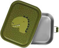 Trixie boîte à repas lunchbox Mr. Dino - inox - vert - enfants-2