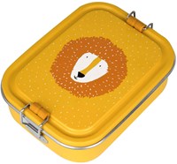 Trixie brooddoos lunchbox Mr. Lion - RVS - Geel - Kinderen - BPA-vrij