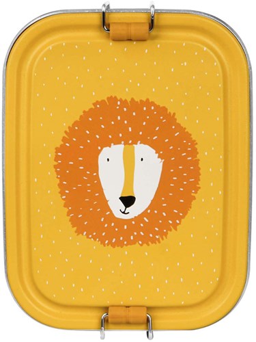 Trixie brooddoos lunchbox Mr. Lion - RVS - Geel - Kinderen - BPA-vrij-3