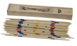 HOT Games Mikado houten spel in kist 25 cm klassiek speelgoed
