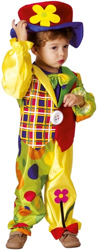 Boland - Kinderkostuum Clown - Verkleedpak voor kinderen 3-4 jaar - Carnaval