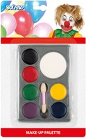 Boland set maquillage enfant Clown - Palette maquillage - Carnaval, Fête à thème
