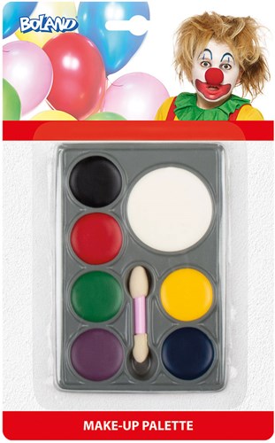 Boland set maquillage enfant Clown - Palette maquillage - Carnaval, Fête à thème