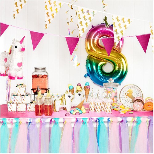 Boland - Pinata licorne rose anniversaire fête enfant licorne-2