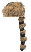 Boland chapeau Alaska chasseur - accessoire déguisement avec queue en fausse fourrure