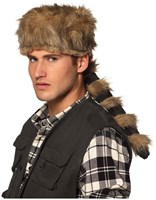 Boland chapeau Alaska chasseur - accessoire déguisement avec queue en fausse fourrure-2