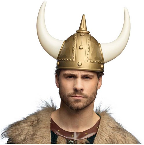 Boland casque viking doré - accessoire déguisement adulte-2