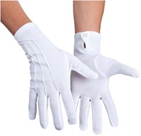 Boland handschoenen wit XL - feestaccessoire voor volwassenen-3