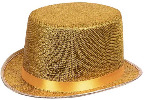 Boland chapeau paillettes or - chapeau de gala adulte - chapeau de fête