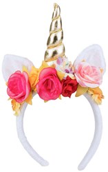 Boland serre-tête licorne Rosy accessoire cheveux pour adultes