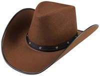 Boland chapeau de cowboy Wichita marron - accessoire western pour adultes