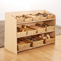 Cosy houten plank Healdswood mini opbergrek 70cm - educatief speelgoed