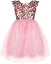 Great Pretenders glitterjurk prinsessenjurk roze 7-8 jaar kind verkleed