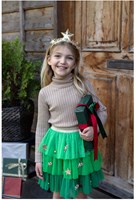 Great Pretenders kerst tutu groen - feestelijke verkleedrok 4-6 jaar-2