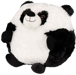 Noxxiez handwarmer knuffelkussen panda - superzacht kussen voor kinderen