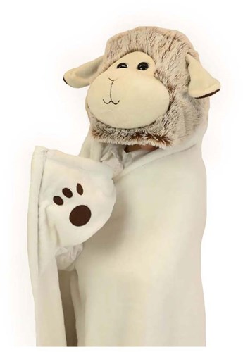 Noxxiez dekentje schaap - zacht fleece deken voor kinderen-2
