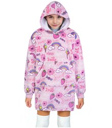 Noxxiez knuffel hoodie medium trui voor kinderen - Sweet design - fleece
