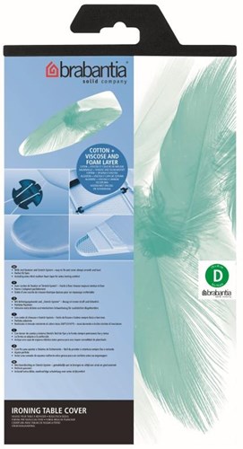 Brabantia strijkplankhoes katoen D 135x45 cm assorti groen