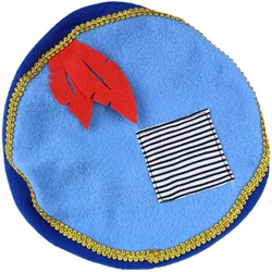 Haza Pietenbaret Sinterklaas kostuum - blauw vilt - kindermaat