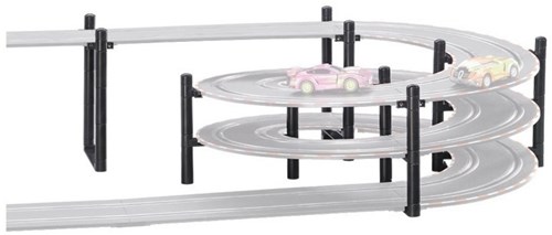 Carrera supports 3D set d'extension circuit noir - accessoire circuit