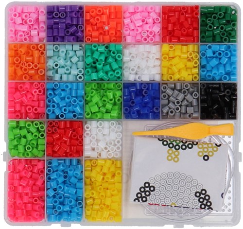 Creafun set de perles à repasser - 2800 pièces - plaisir créatif coloré-2