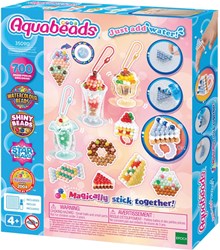 Aquabeads coffret créatif accessoires sucrés - kit de perles pour enfants